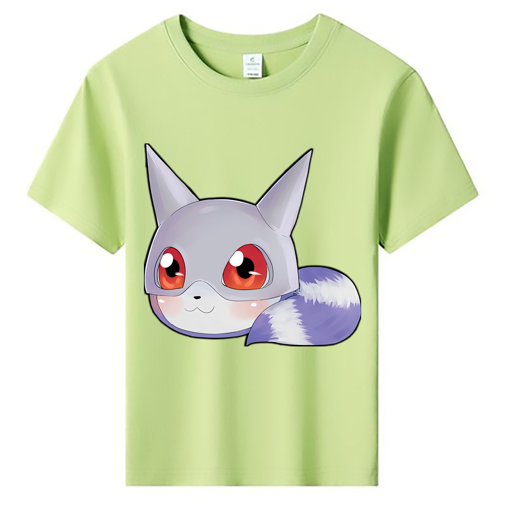 （画像用） Digimon デジタルモンスター/デジモン 綿100％キッズTシャツ（フロントプリント）